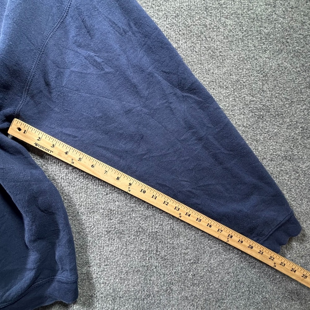 Vintage Fruit of the Loom Sweatshirt Mens 2XL Navy Boston USS Constitution 90s - Picture 5 of 10